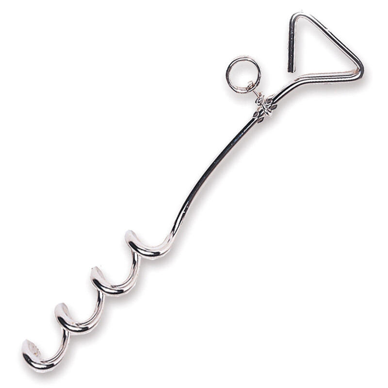 Clavija espiral 40 cm tornillo de tierra anclaje acero galvanizado