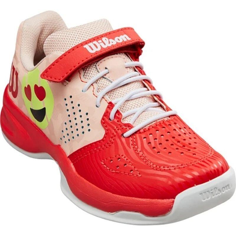 Buty tenisowe dziecięce Wilson Kaos Emo infrared/tropical peach/white 28 1/3