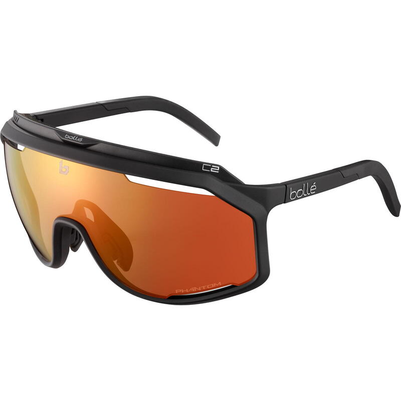 Sportbrille Chronoshield Phantom Brown Red Cat 2-3 black matte