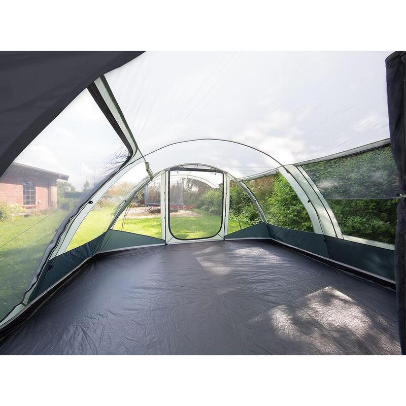 Tente tunnel Falkenberg pour 6 personnes - Camping - Sol cousu - 1 cabine