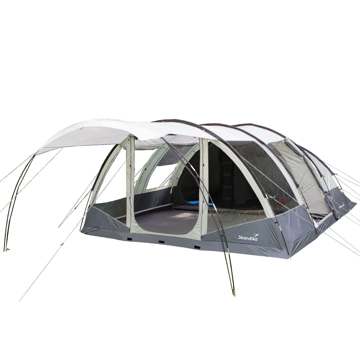 SKANDIKA Tenda túnel Falkenberg 6 Protect - Campismo - Chão tenda cosido - 1 cabina