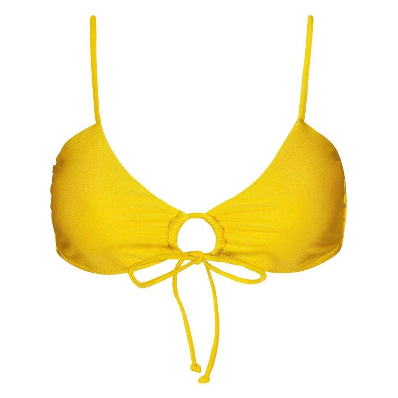 Bikini Oberteil Isla Bow Tie Damen - gelb