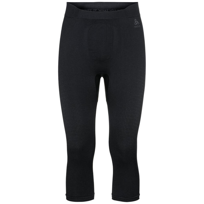 ODLO Driekwarts Broek Performance Warm ECO Sportshort ZWART - NIEUW ODLO