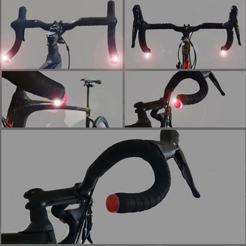 Vélo de route - Eclairage vélo Gravel | Lumière pour votre volant | Lampe d