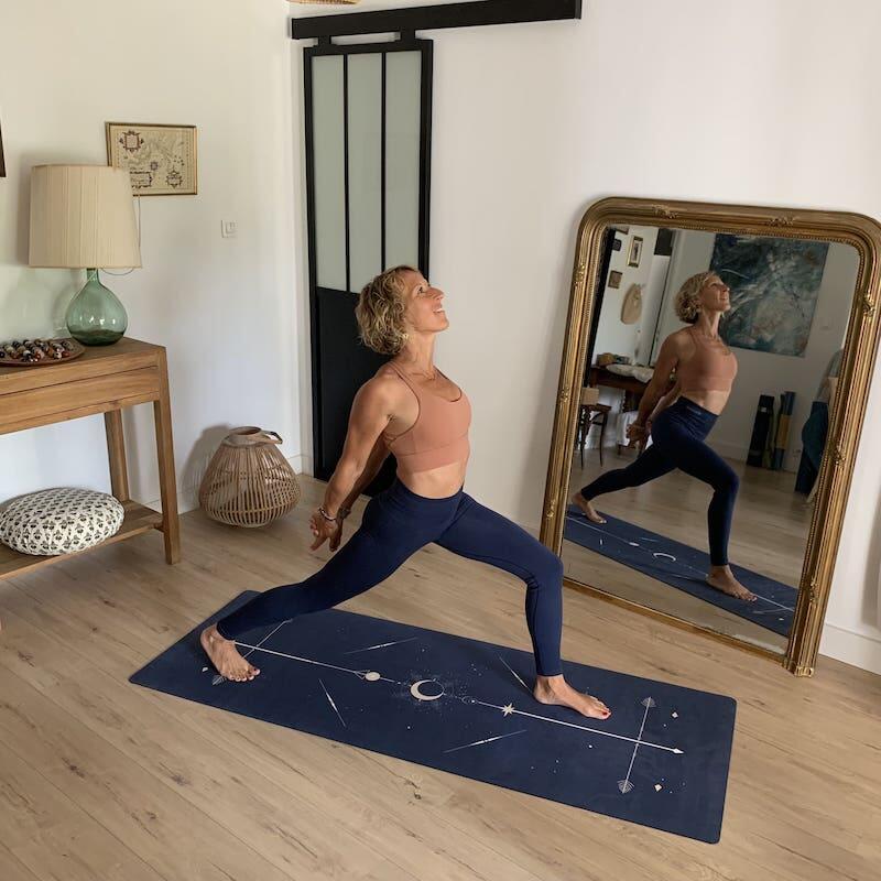 Tapis de Yoga et Fitness Performance Cosmos Marine