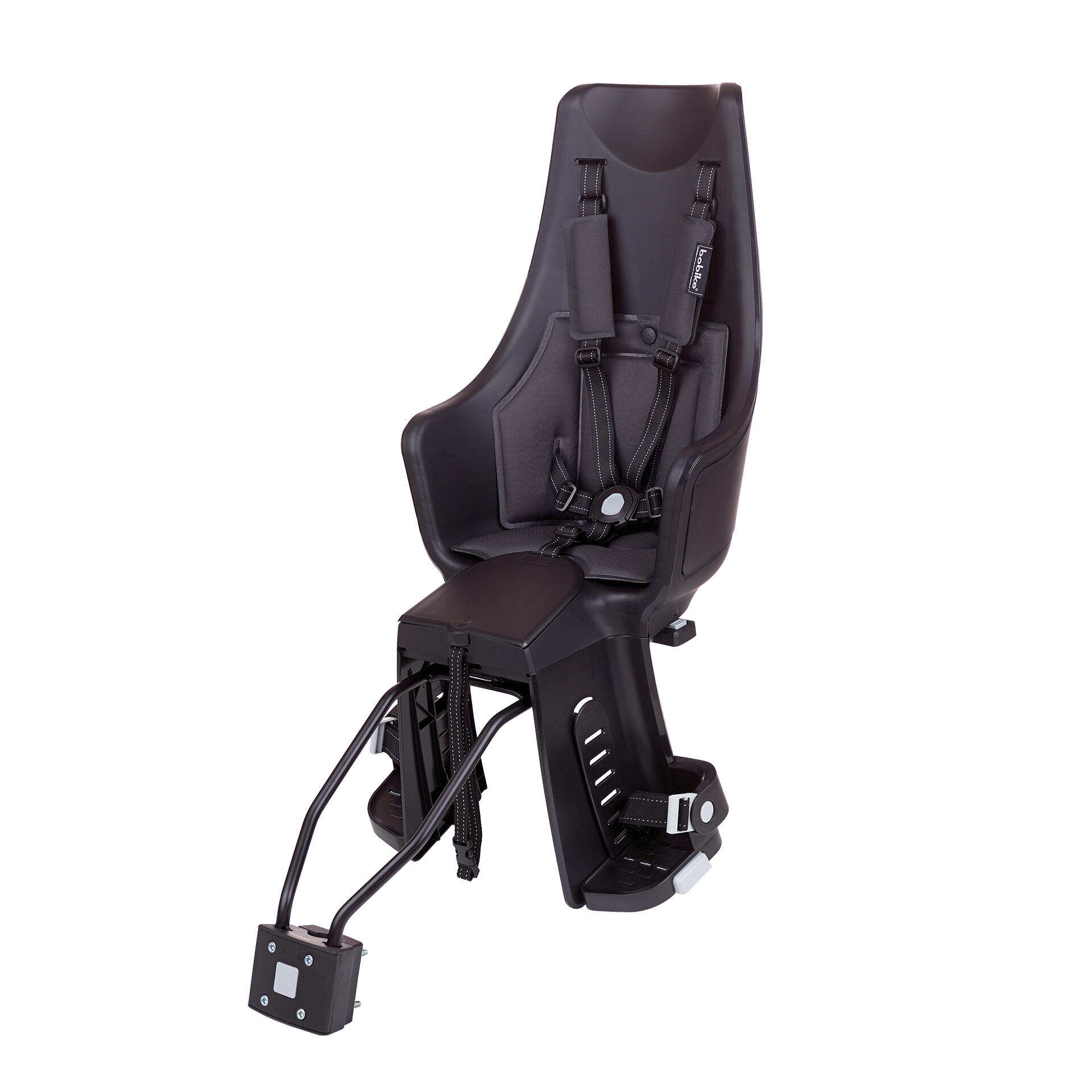 Cadeira Bicicleta Traseira Exclusive Maxi Plus Led p/ Quadro Preta