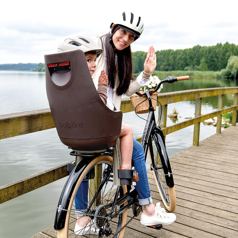 Bobike achterzitje Exclusive Maxi plus frame toffee brown | BOBIKE ...