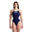 Arena Maillot de Bain Double Croix Dos One Marine Blanc Argent