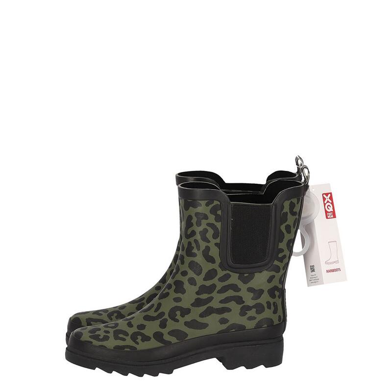 XQ | Bottes de pluie femme | Chelsea | Verte | Taille 37 | Caoutchouc