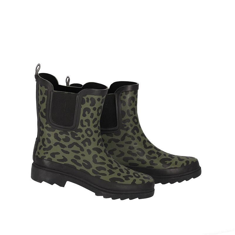 XQ | Bottes de pluie femme | Chelsea | Verte | Taille 37 | Caoutchouc