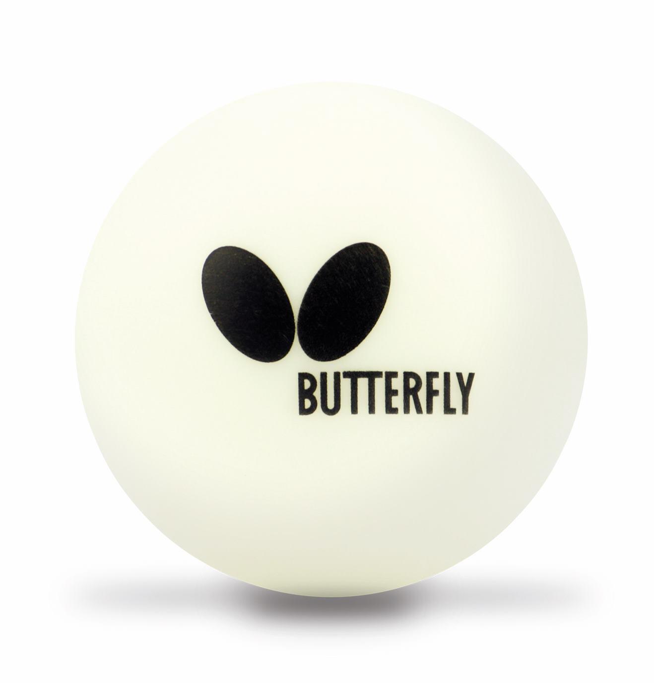 Butterfly Silent Table Tennis Balls – Palline Da Ping Pong Silenziose In Schiuma, Ideali Per Bambini E Principianti, Diametro 40 Mm, Resistenti Al Vento