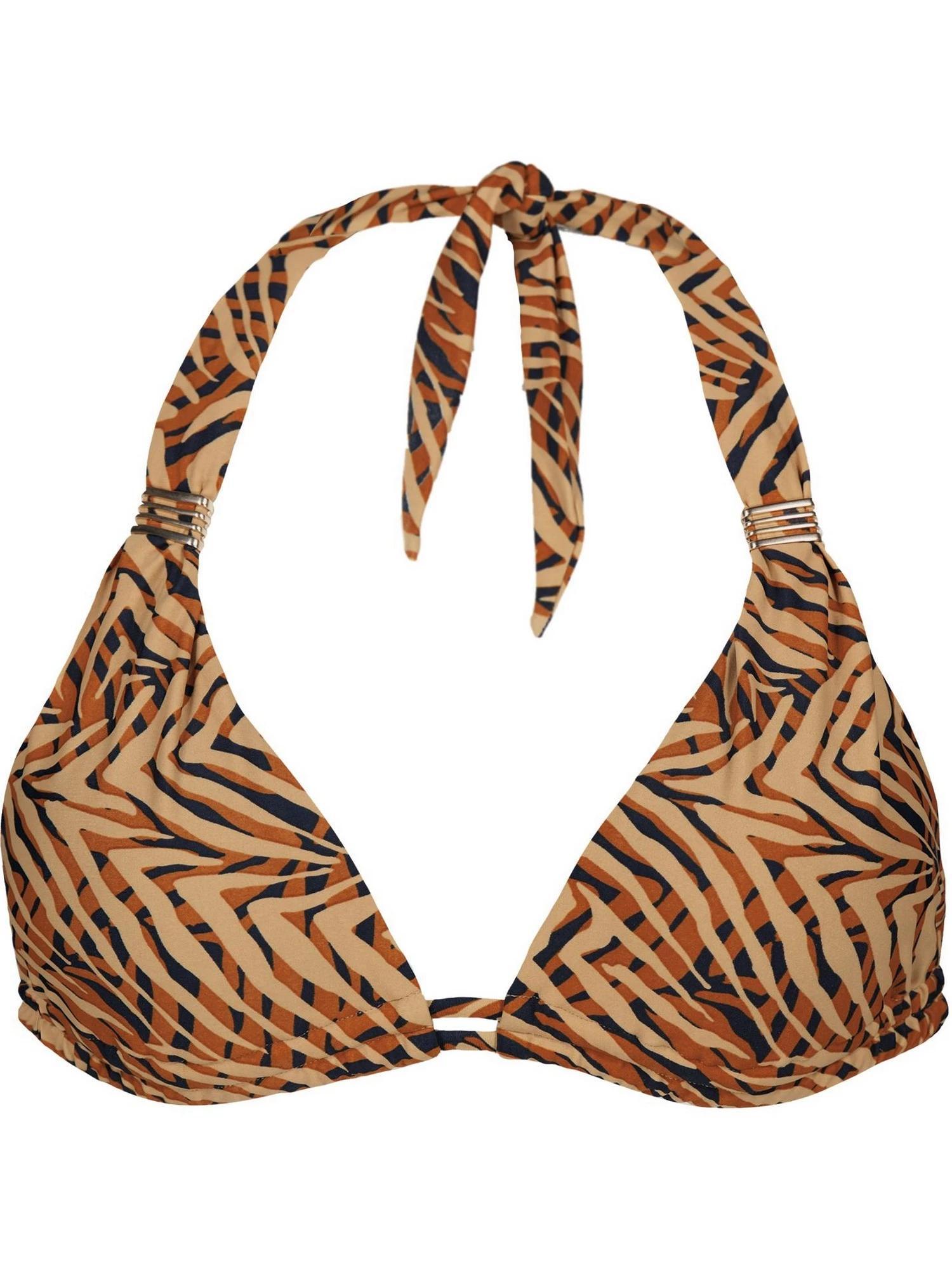 Bikini-Oberteil Yindi Triangle Damen - sand 3/4