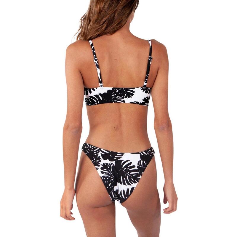 Banksia Crop Top női bikini felső - fekete