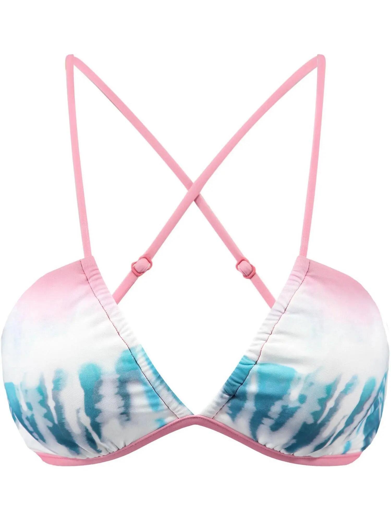 Bikini Oberteil Ara Plunge Cross Back Damen - rosa 6/7