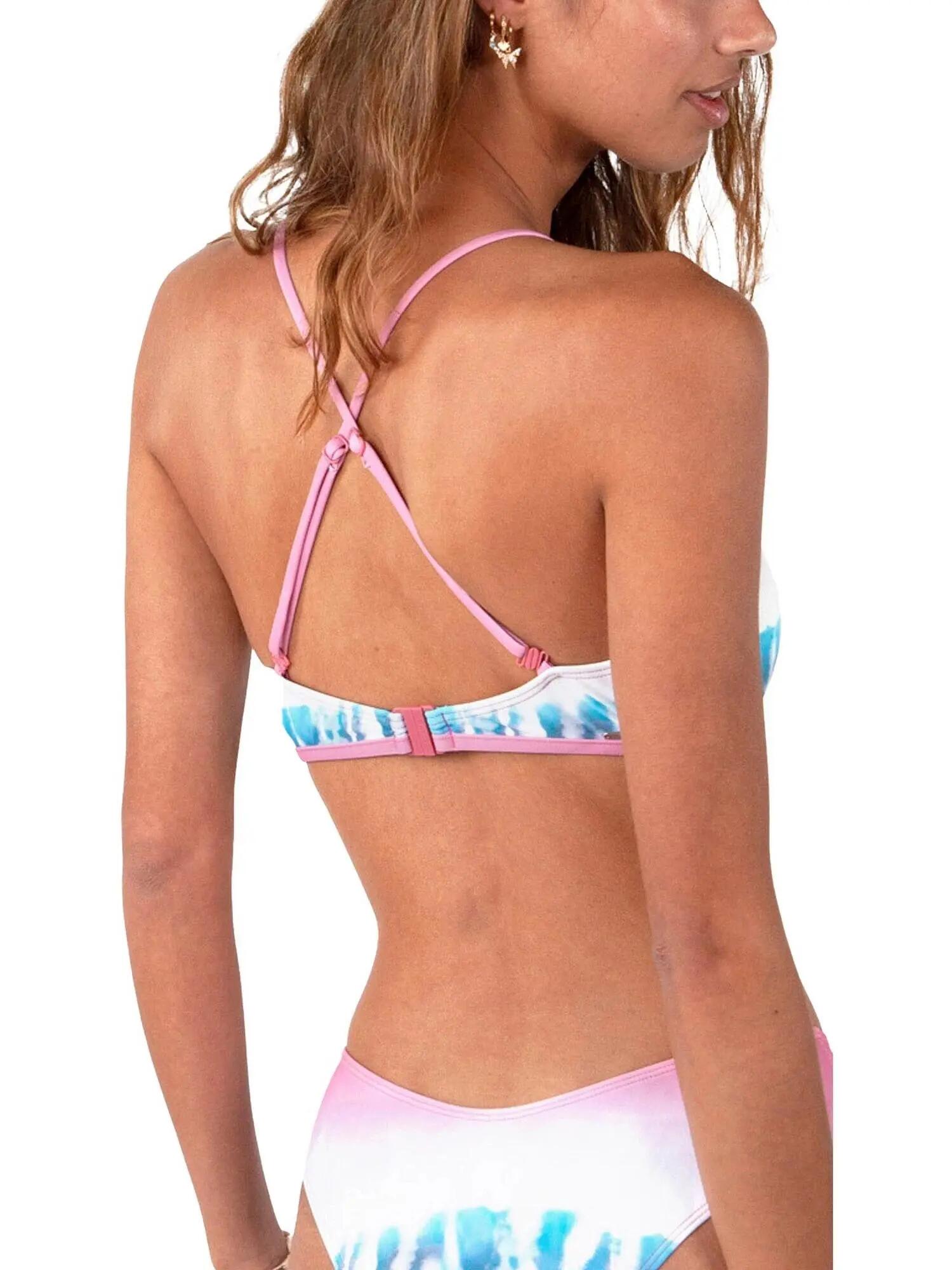 Bikini Oberteil Ara Plunge Cross Back Damen - rosa 2/7