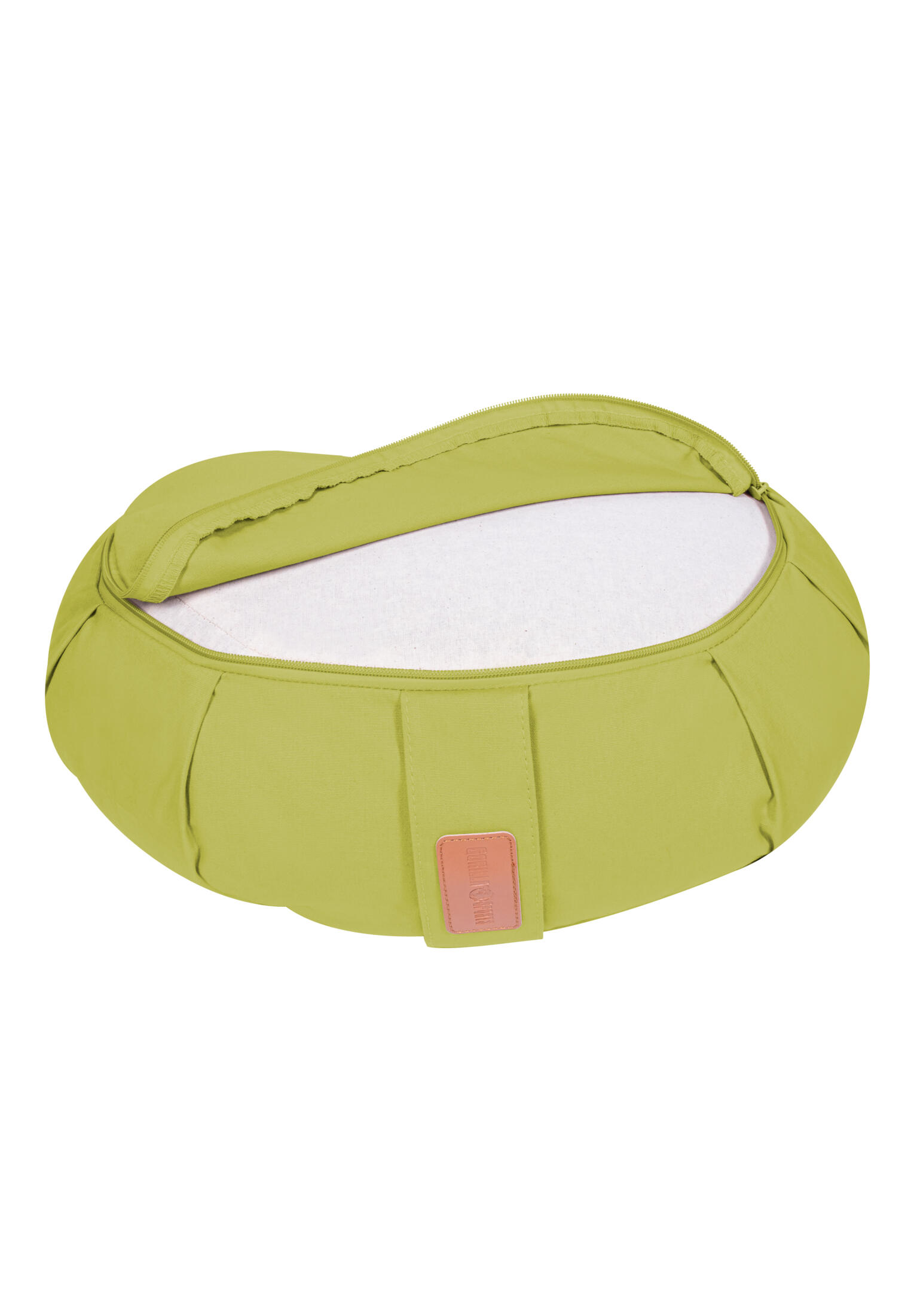 Coussin De Méditation Maji Sport Om Zafu – Blanc, Taille M – Coussin Rond De Voyage