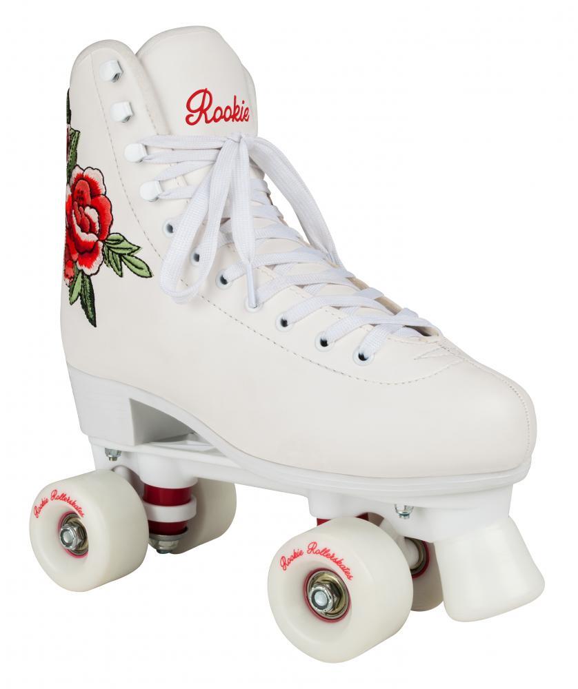 Rosa Quad Roller Skates - White/Multi 5/5