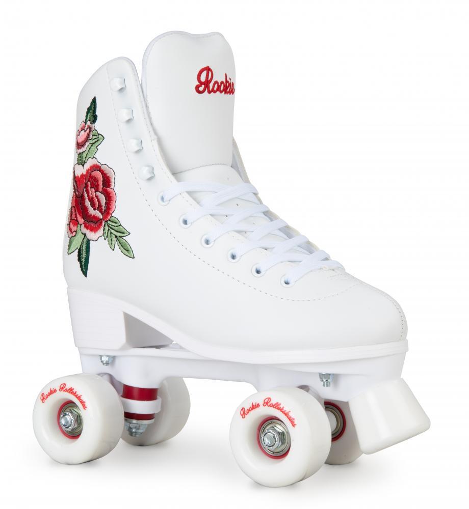 Rosa Quad Roller Skates - White/Multi 2/5