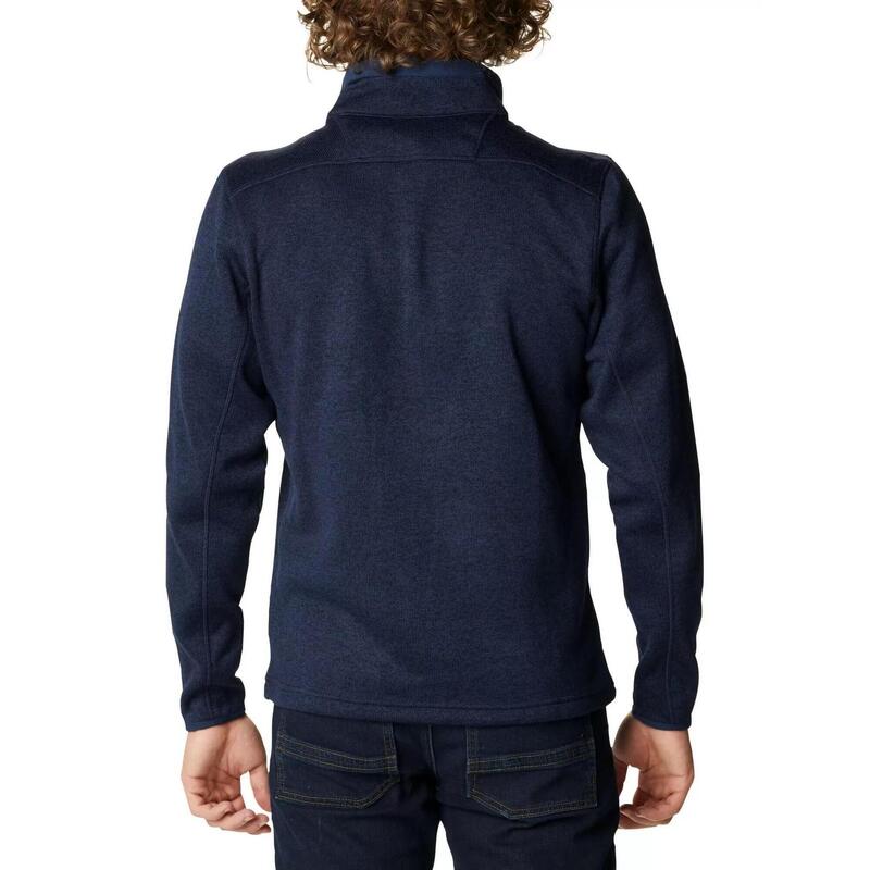 Fleecepullover Sweater Weather Half Zip Herren - blau