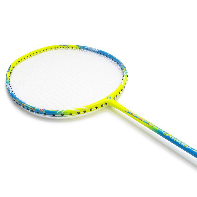 C-0605 Children's Badminton Racket with Racket Bag - Yellow/Blue