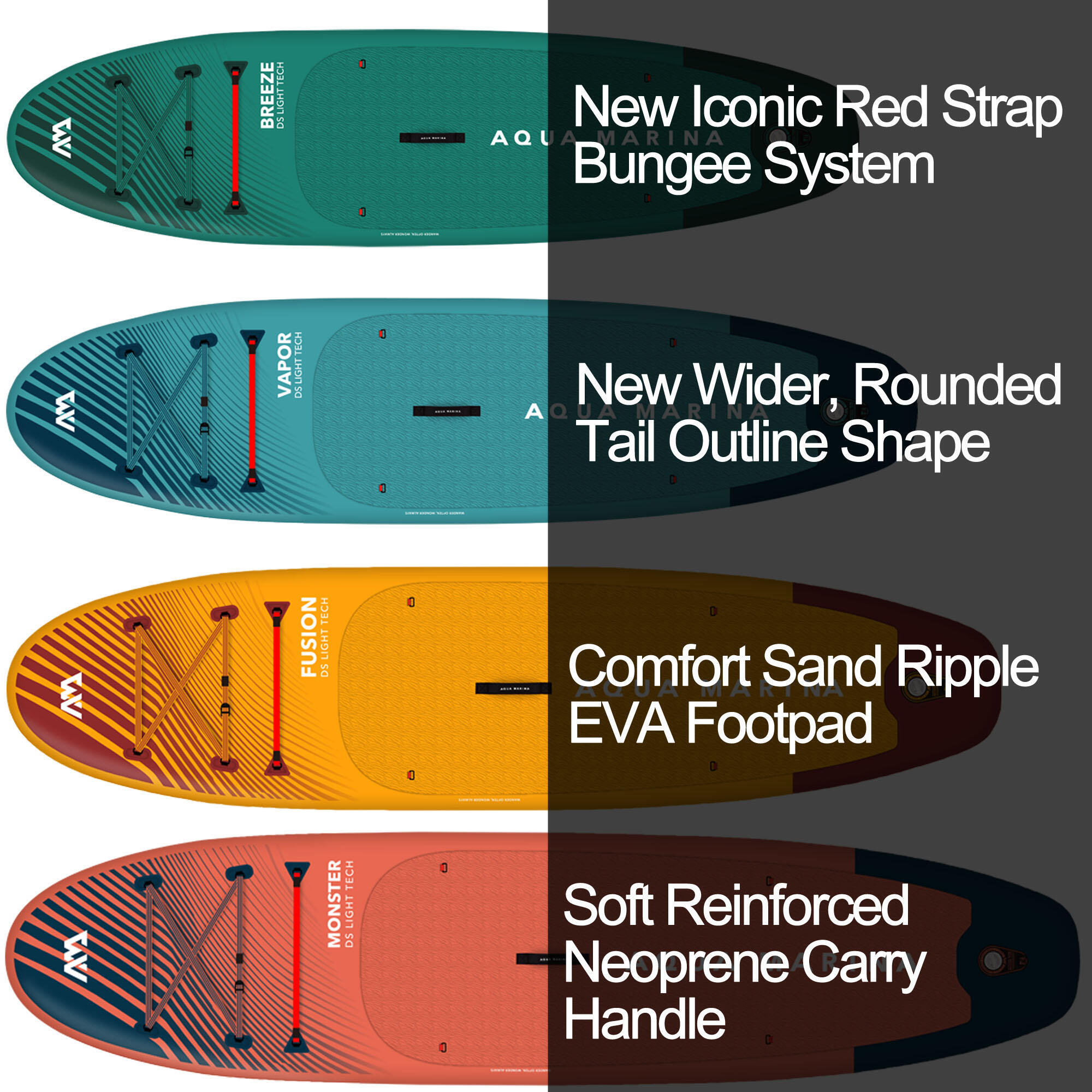 Nadmuchiwana Deska SUP Aqua Marina BREEZE 300 cm Zielona 4/7