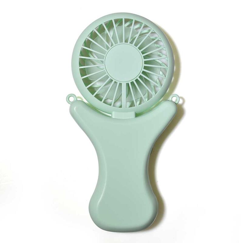 Hands-free Foldable Fan with Neck Strap - Mint