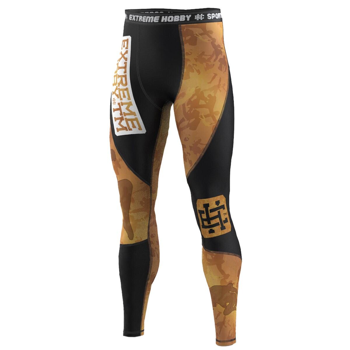 Extreme Hobby - Leggings De Sport Pour Hommes Extreme Hobby Golden Warrior - Legging - Noir - 48 Xl - Decathlon