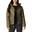 Daunenjacke Autumn Park Down Hooded Jacket Damen - grün