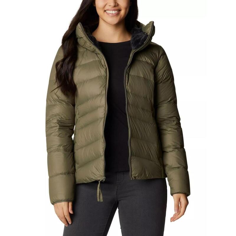 Daunenjacke Autumn Park Down Hooded Jacket Damen - grün