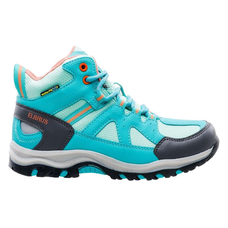 Bottines de marche PLARET Enfant (Turquoise clair / Turquoise vif / Corail)