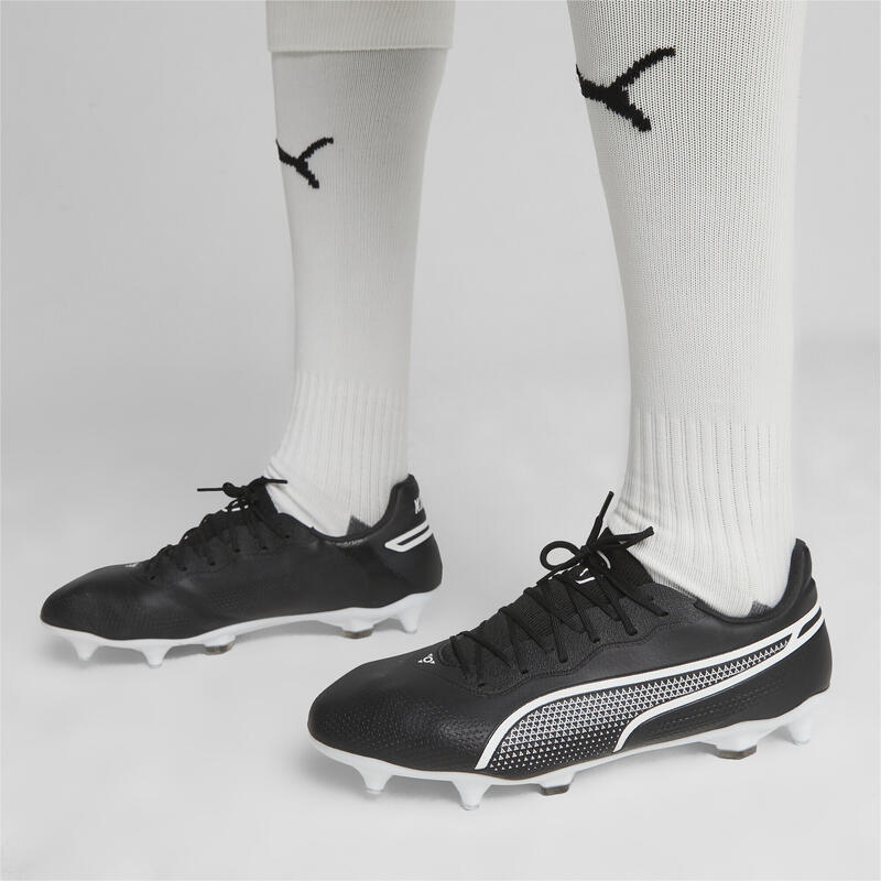 Chaussures de football KING PRO MxSG PUMA Black White