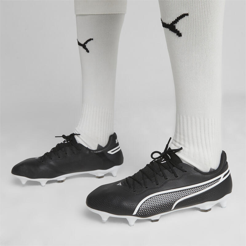 KING PRO MxSG voetbalschoenen PUMA Black White