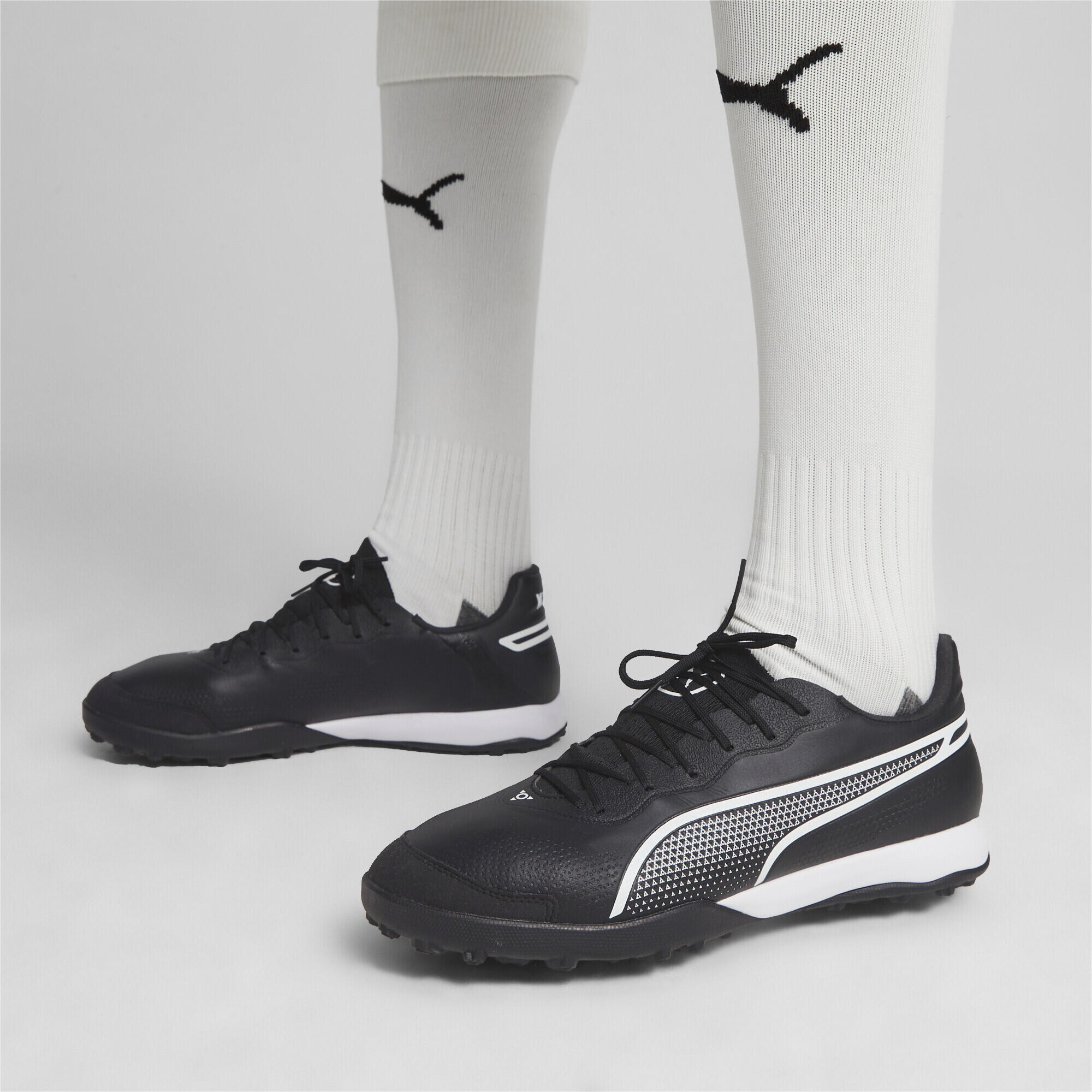 Scarpe da calcio KING PRO TT PUMA Black White 2/7