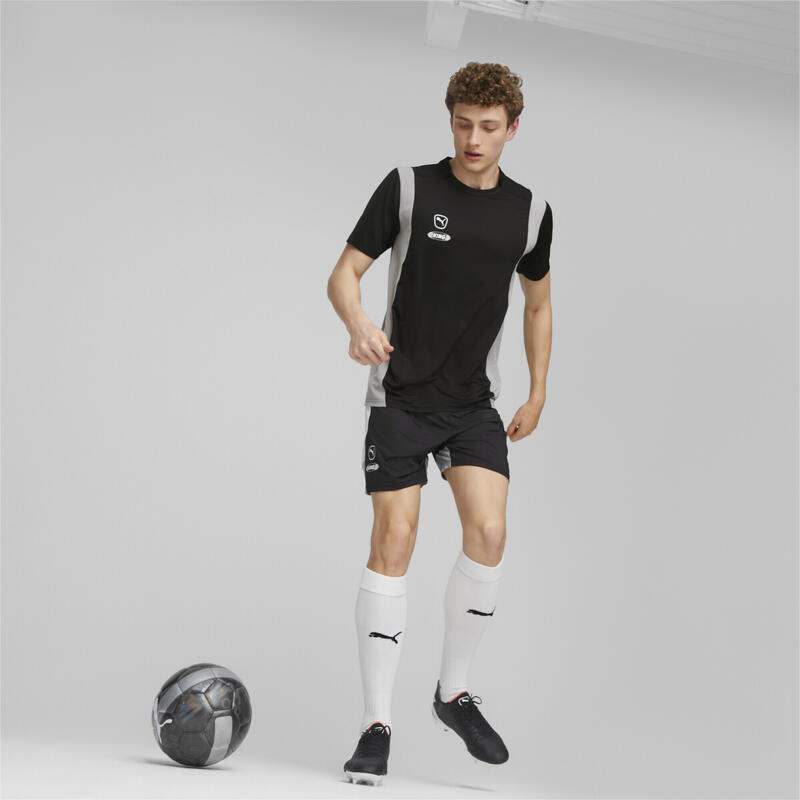 Ghete de fotbal KING ULTIMATE MxSG PUMA Black White Fire Orchid Red