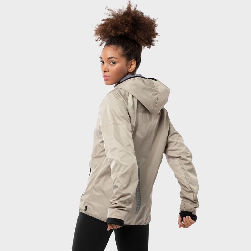 Chaqueta cortavientos mujer Ultra Runner-W SIROKO Beige