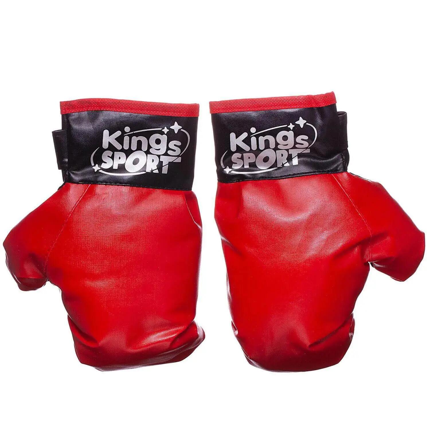 Sac de box Pirat cu manusi pentru copii, 45x14cm 5/5