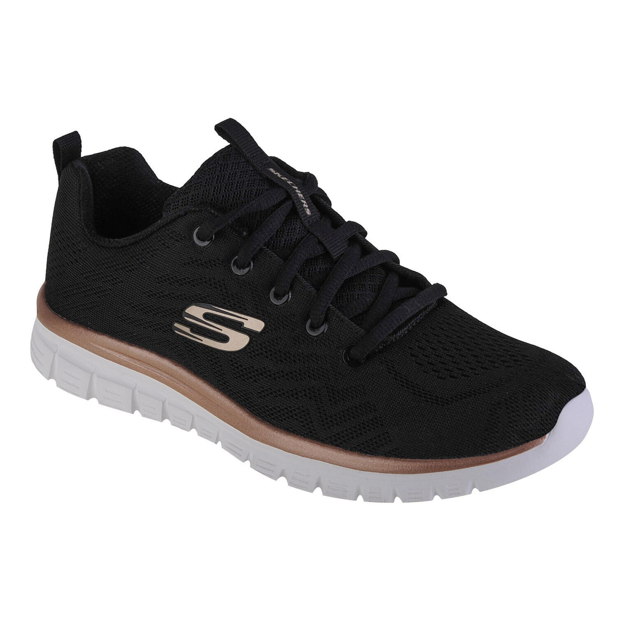 Skechers - Sneakers Pour Femmes Skechers Graceful - Get Connected - Chaussures De Sport - Noir|rose - 37 - Decathlon