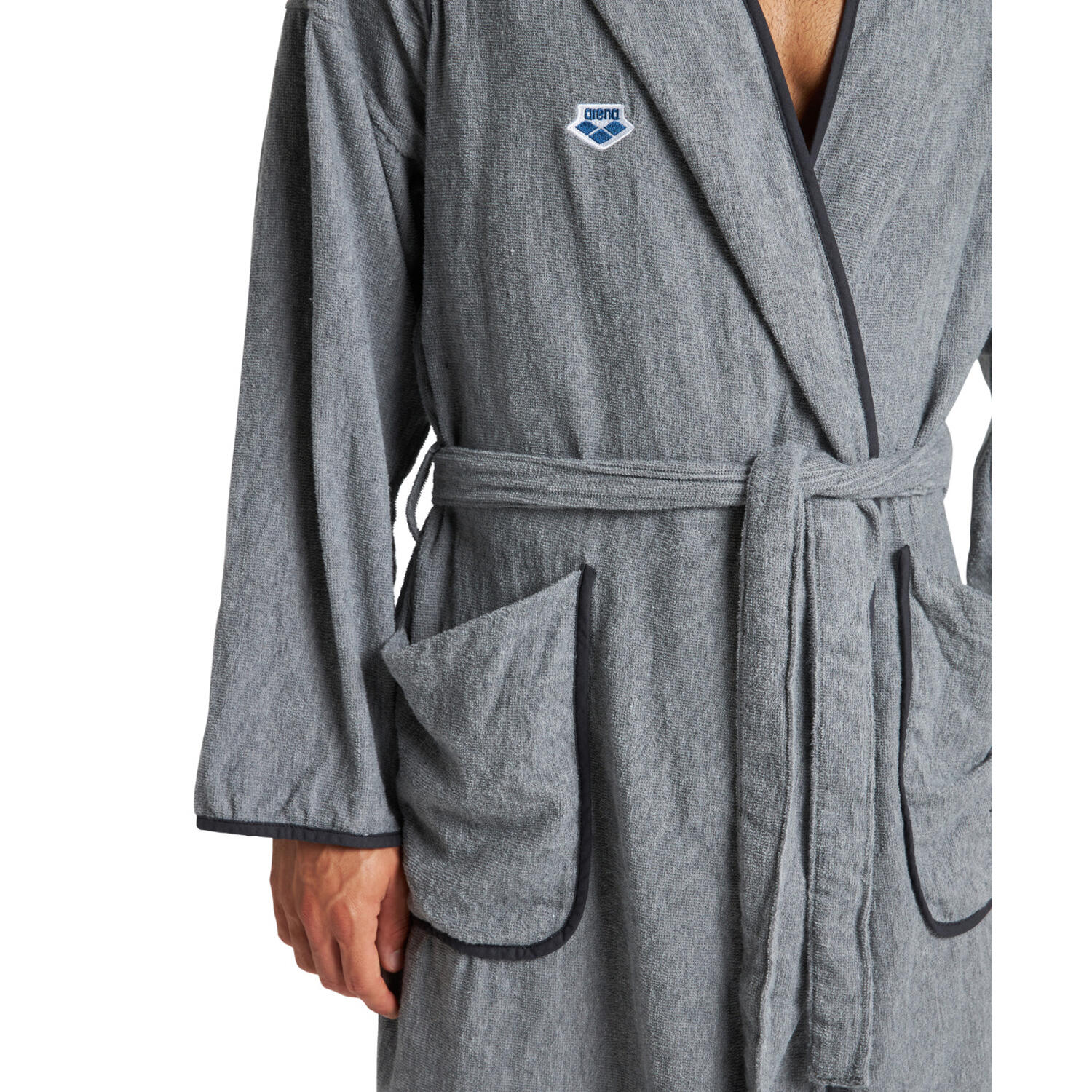 Peignoir De Bain Unisexe Arena Compact – Microfibre Léger, Séchage Rapide – Capuche, Poches, Ceinture – Pour Piscine, Plage, Sauna