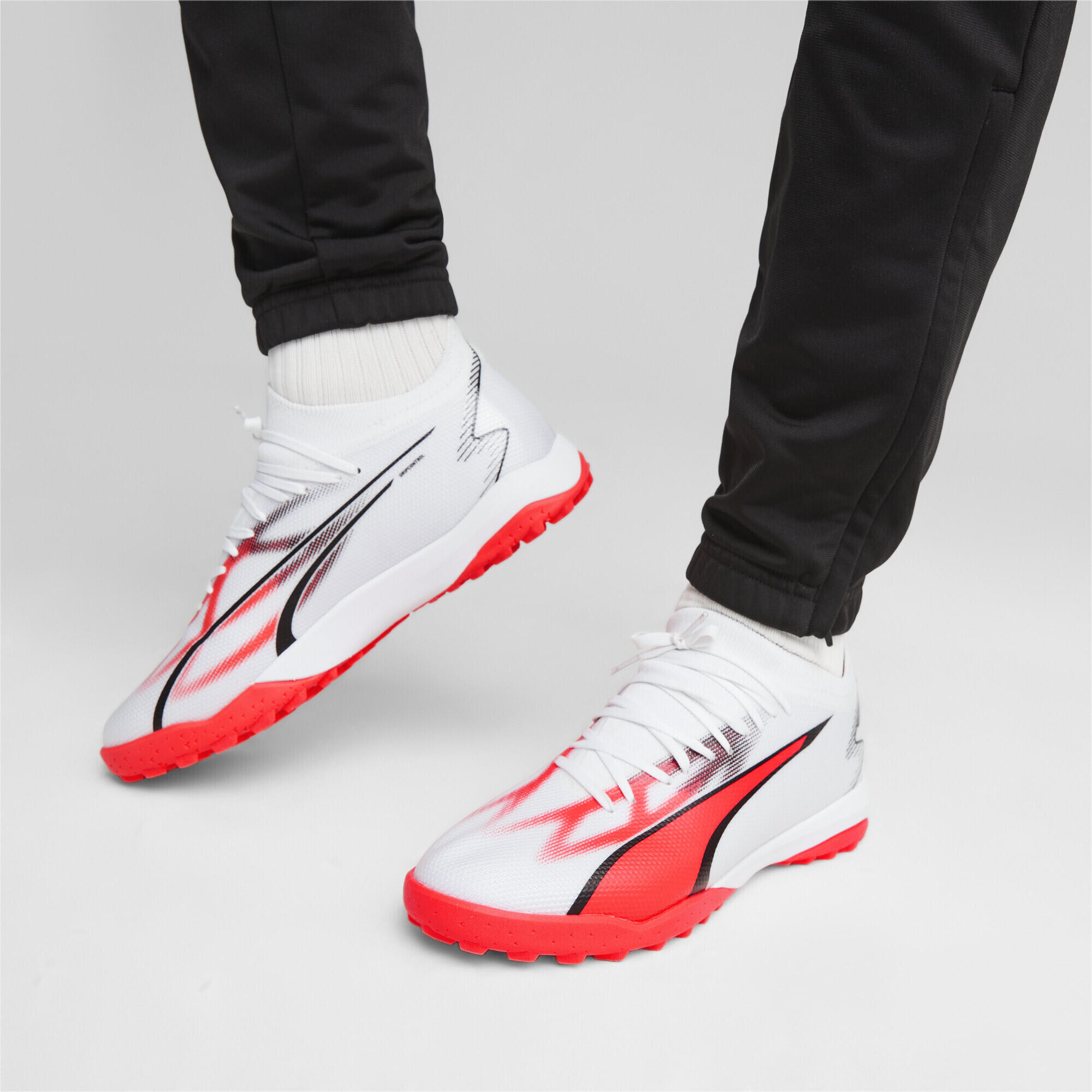ULTRA MATCH TT Fußballschuhe Herren PUMA White Black Fire Orchid Red 2/7