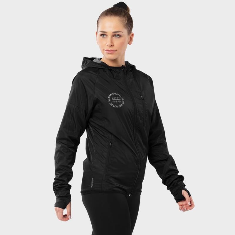 Chaqueta cortavientos mujer Grand Marathon-W SIROKO Negro