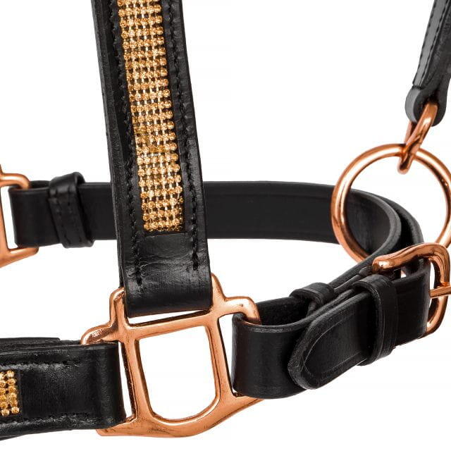 Cavezza in pelle EQUESTRIAN QUEEN SmallDiamonds