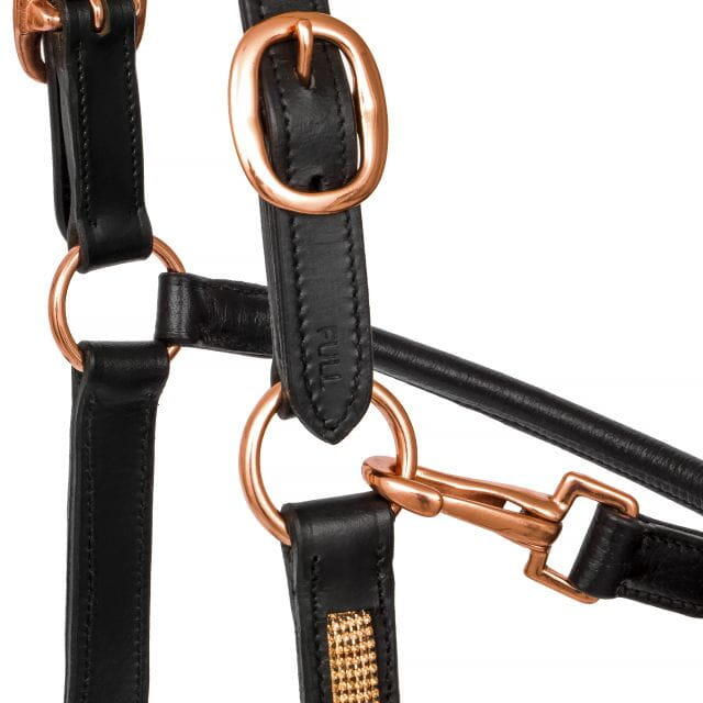 Cavezza in pelle EQUESTRIAN QUEEN SmallDiamonds