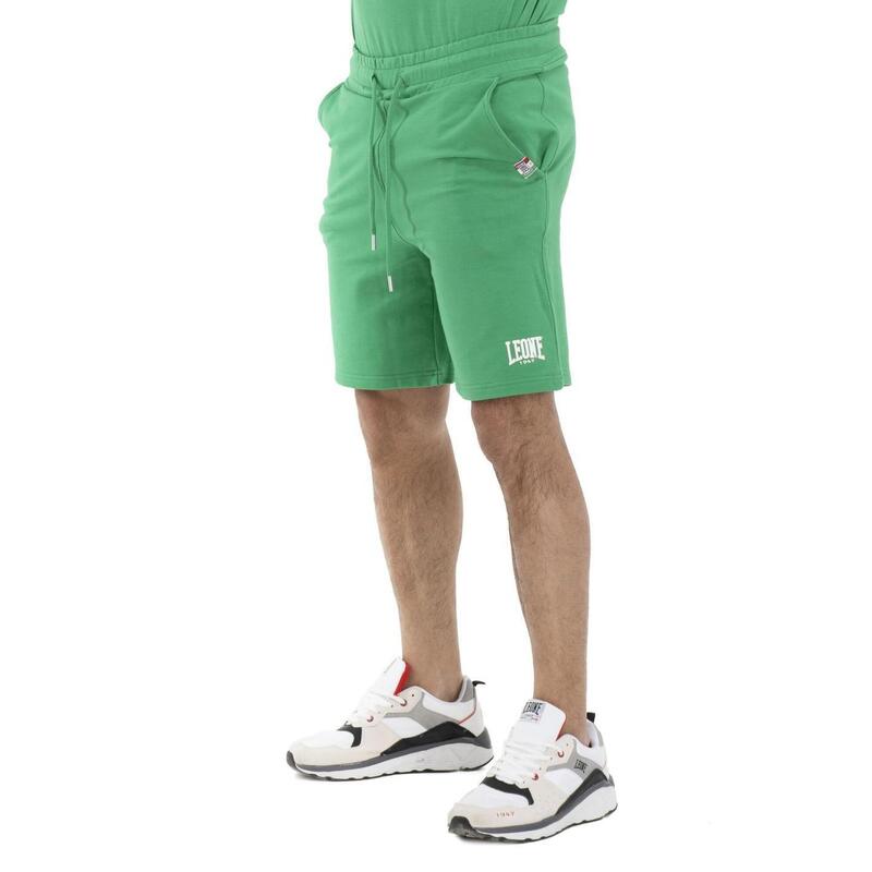 Pantaloncini in felpa con logo piccolo da uomo Basic