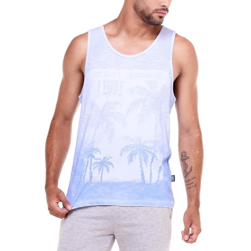 Débardeur de plage tie-dye pour hommes