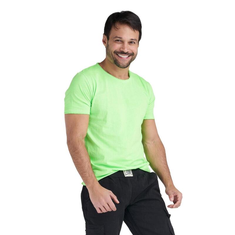 T-shirt homme manches courtes City Fluo