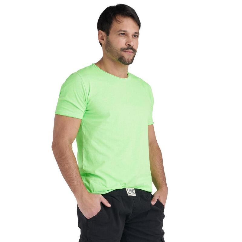 T-shirt homme manches courtes City Fluo