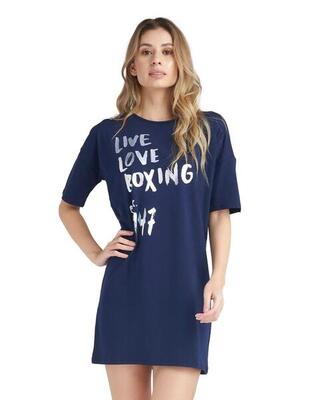 Sparkly maxi-t-shirt met korte mouwen voor dames