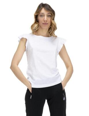 T-Shirt da donna rouches Earth Tones