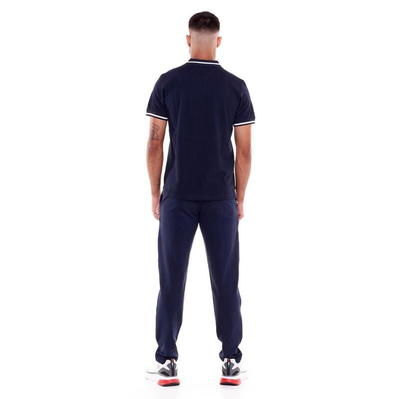 Polo pour homme avec détails contrastés Basic