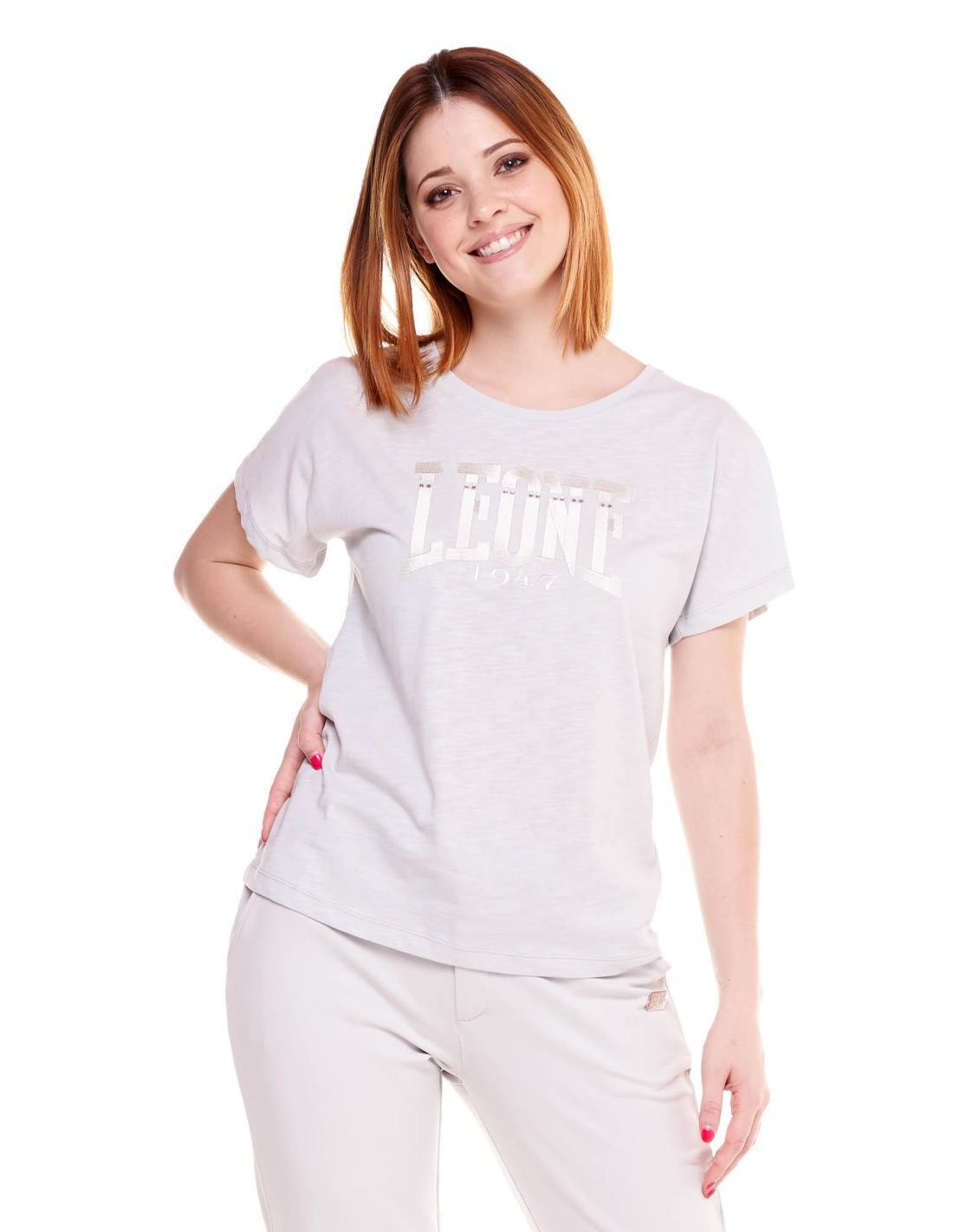 Camiseta corta de mujer de manga corta Leone Crystal 5/6